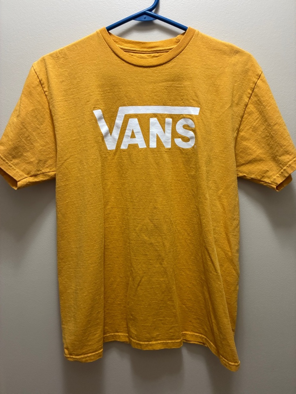 Vans Mustard Yellow Short Sleeve Logo Tee